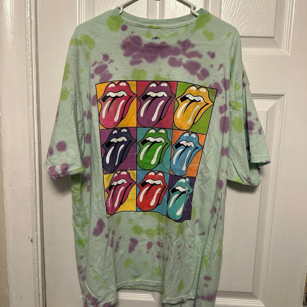 The Rolling Stones Logo Tie-Dye Shirt